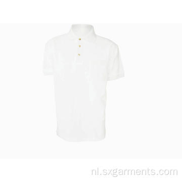 Aangepaste 100% katoenen heren Polo-shirt Korte mouw